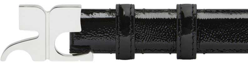 COURREGES Belts Black Zwart