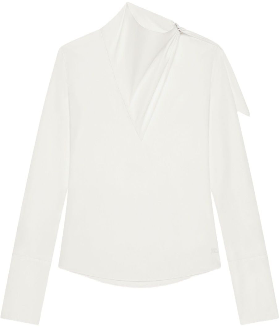 COURREGES Top White Wit