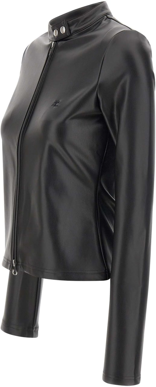 COURREGES Top Black Zwart