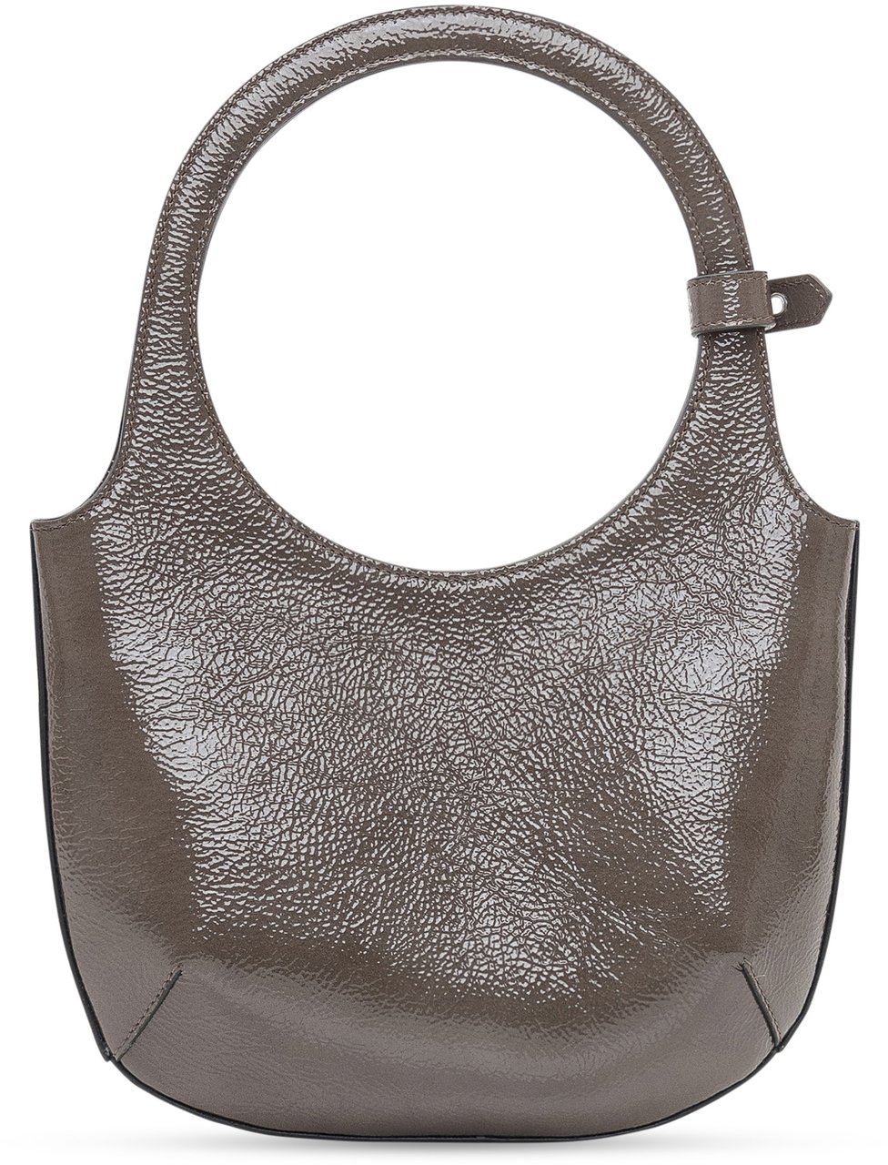 COURREGES Courrèges Borsa Holy Naplack in Pelle Grigia Grijs