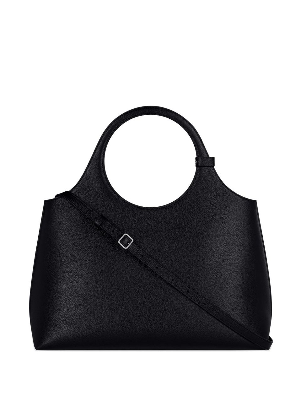 COURREGES Circular Top Handle Bag Zwart