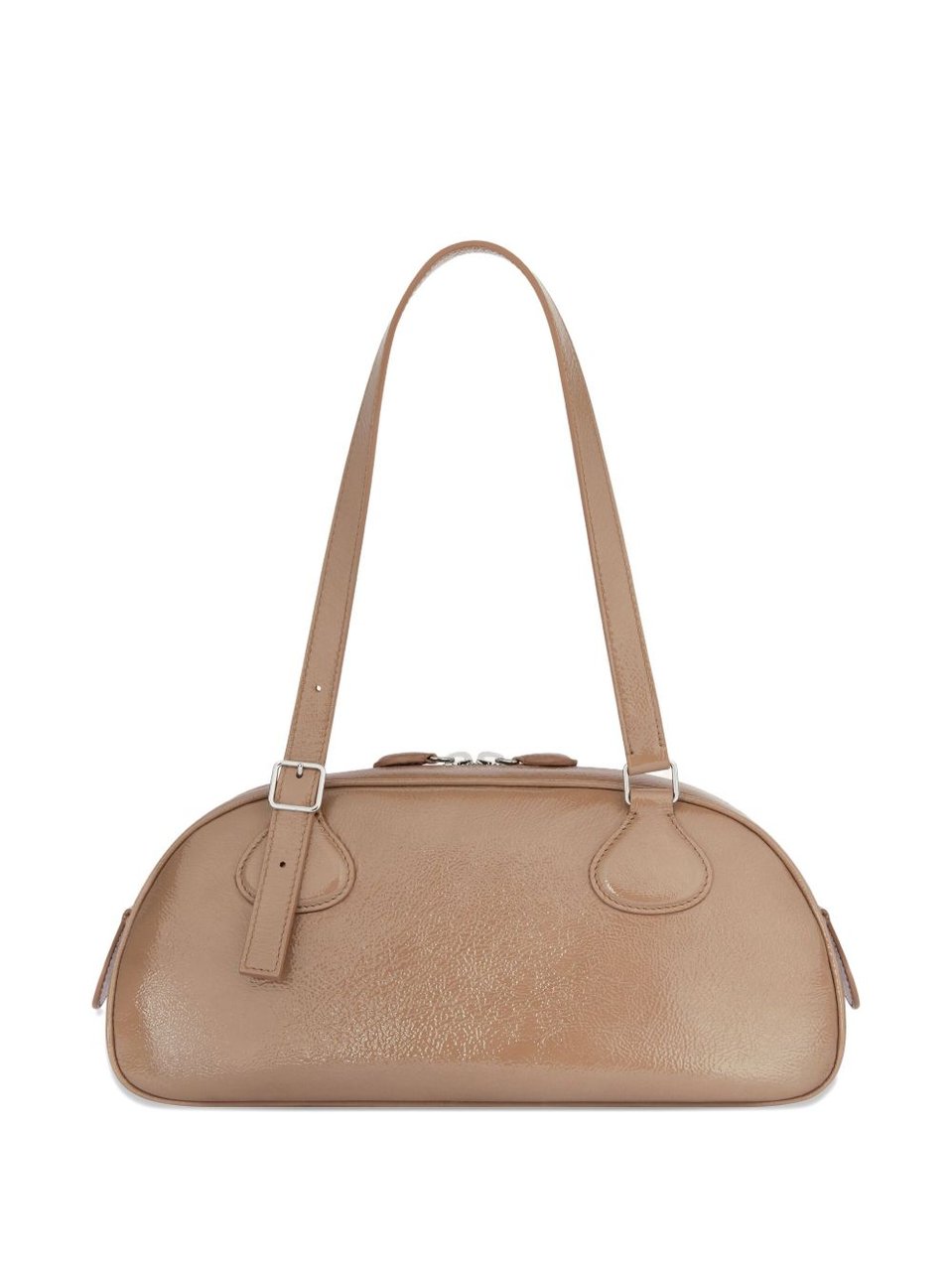 COURREGES Beige Handbag with Adjustable Straps Roze