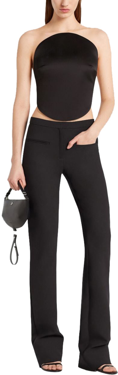 COURREGES Top Black Zwart
