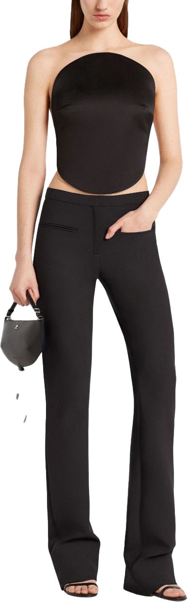 COURREGES Top Black Zwart