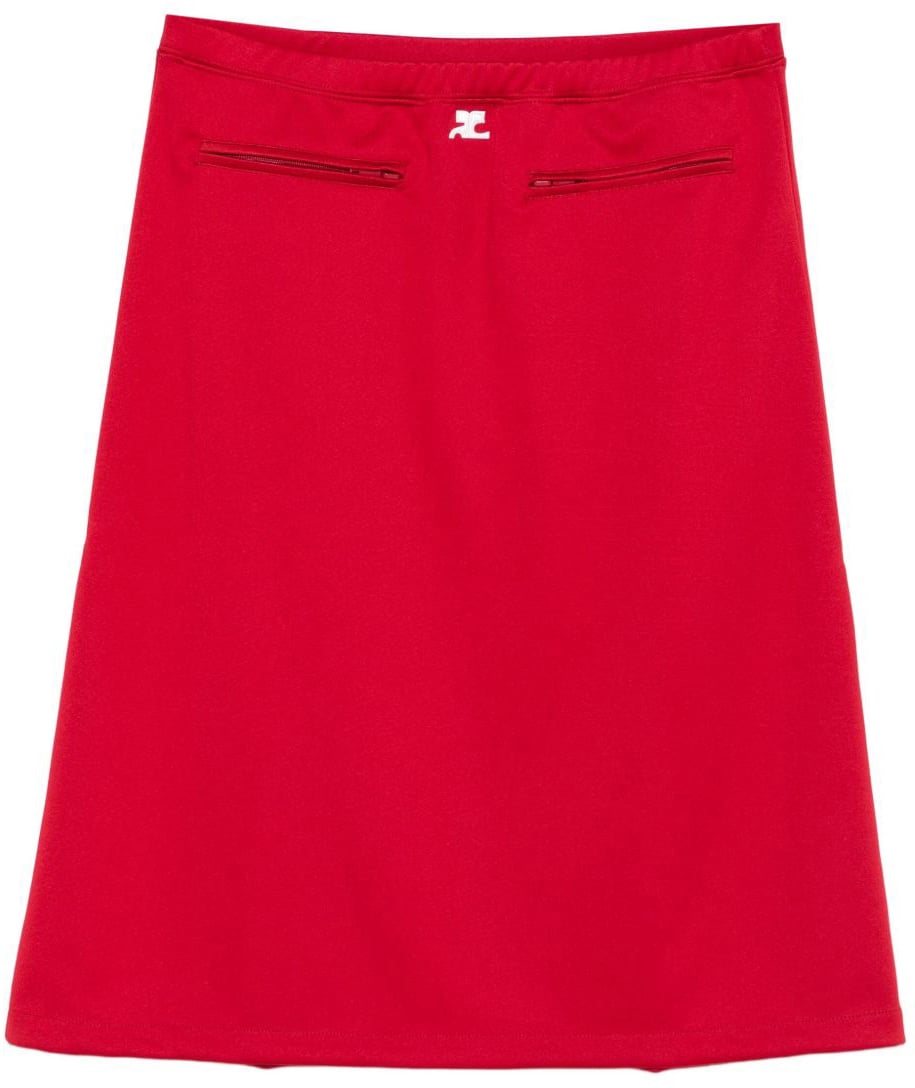 COURREGES Skirts Red Rood