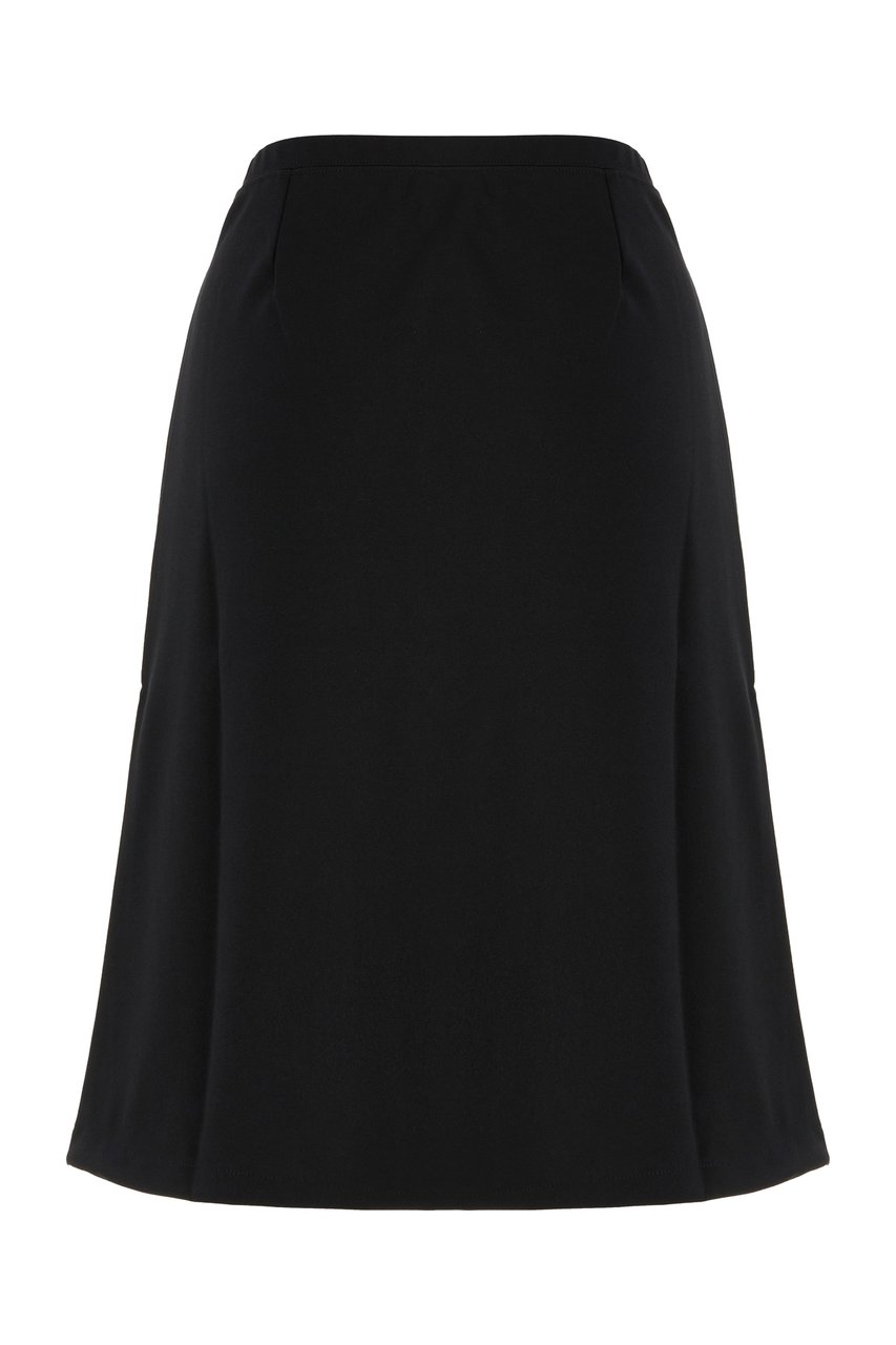 COURREGES Courreges Black polyester skirt Zwart