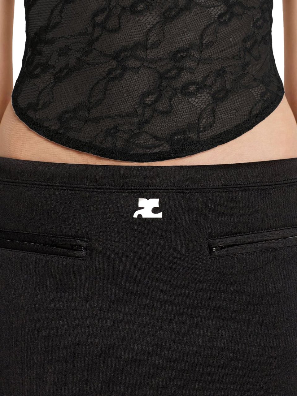 COURREGES Skirts Black Zwart