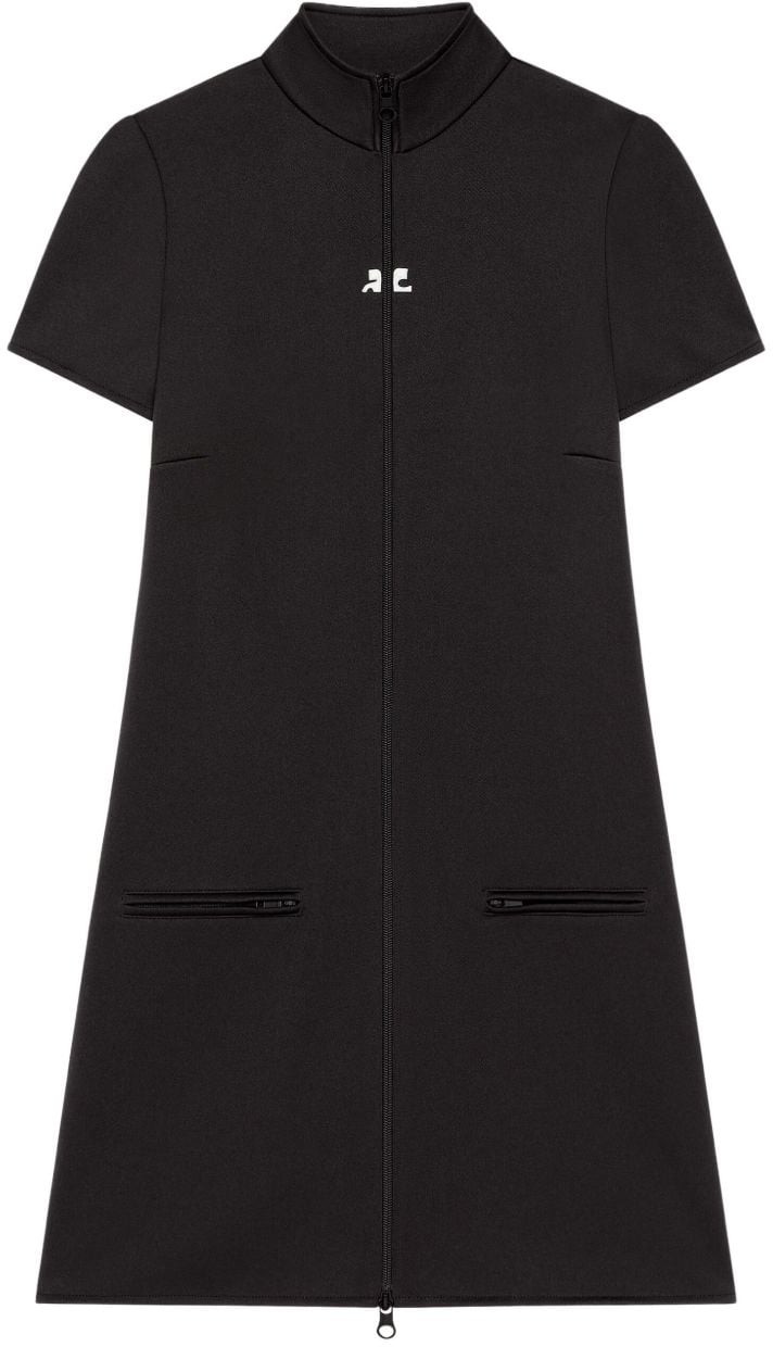 COURREGES Dresses Black Zwart