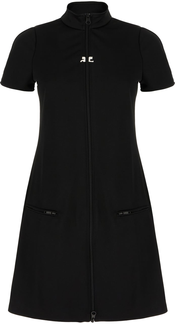 COURREGES Dresses Black Zwart