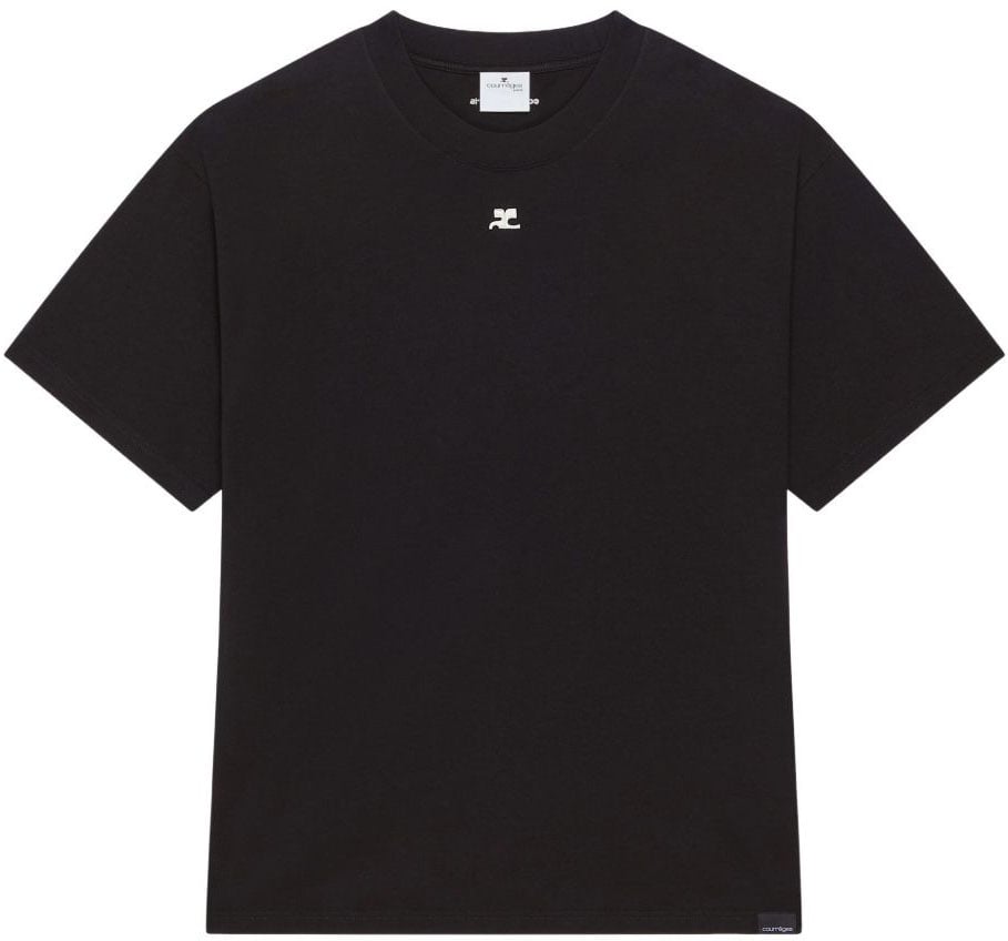 COURREGES T-Shirts And Polos Black Zwart