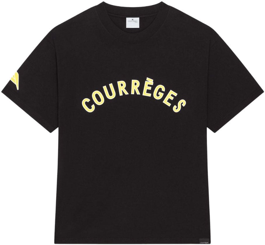 COURREGES T-Shirts And Polos Black Zwart