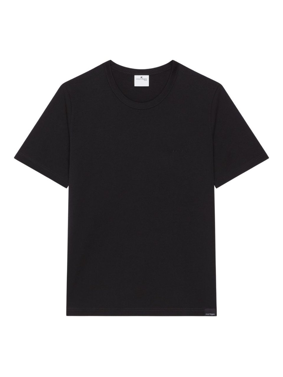 COURREGES T-Shirts And Polos Black Zwart