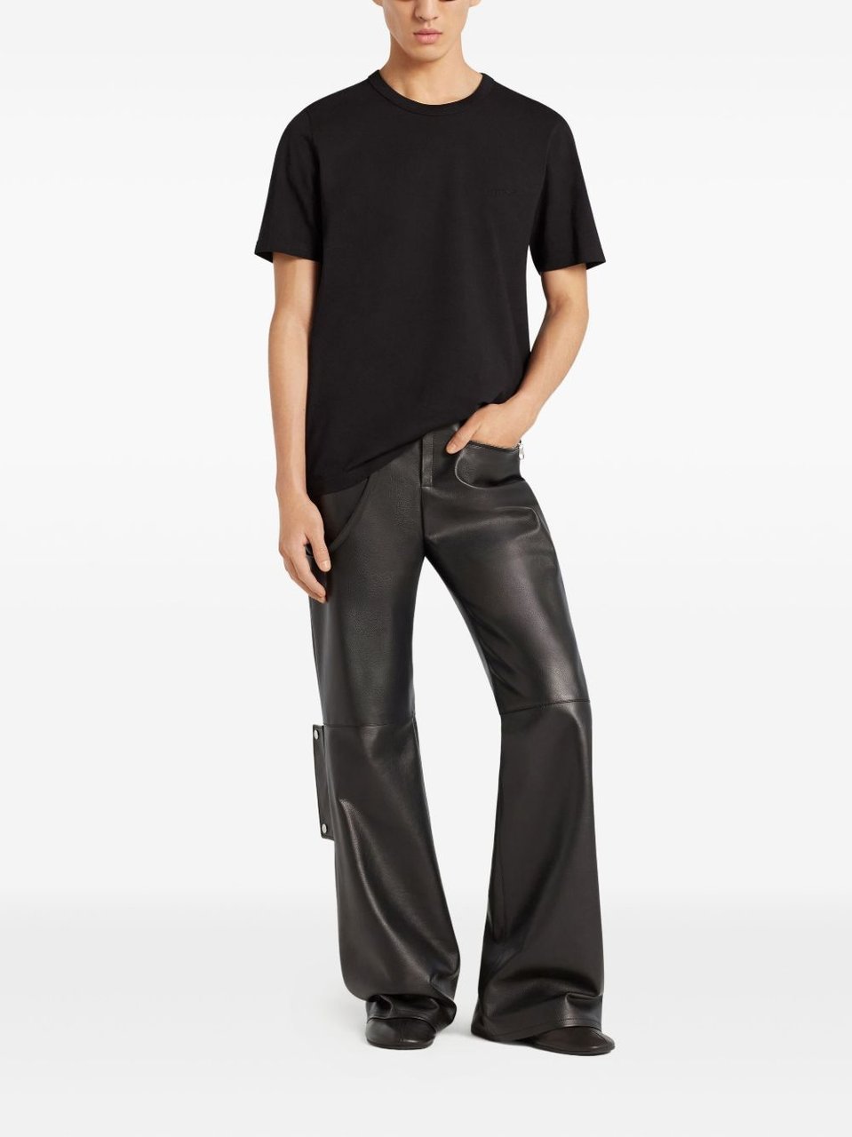 COURREGES T-Shirts And Polos Black Zwart