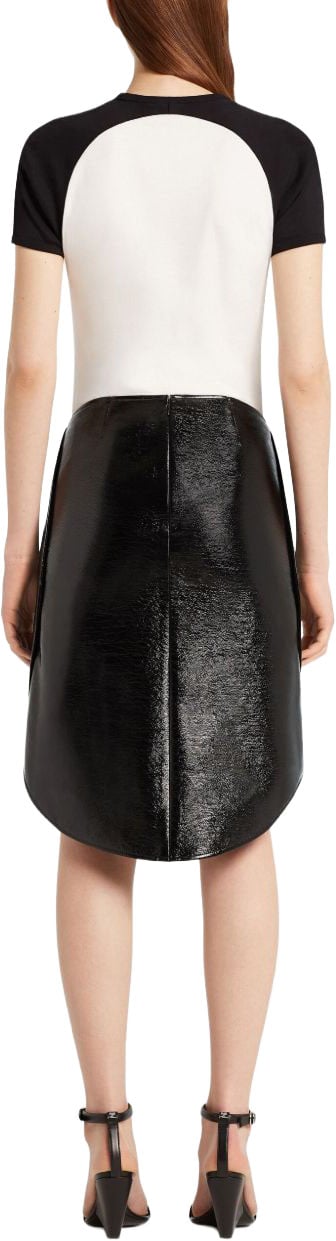 COURREGES Top White/Black Divers