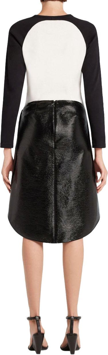 COURREGES Top White/Black Divers
