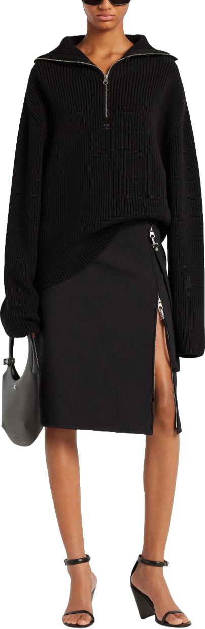 COURREGES Sweaters Black Zwart