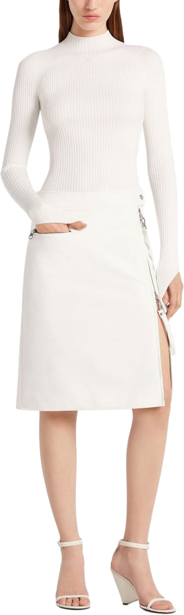 COURREGES Top White Wit