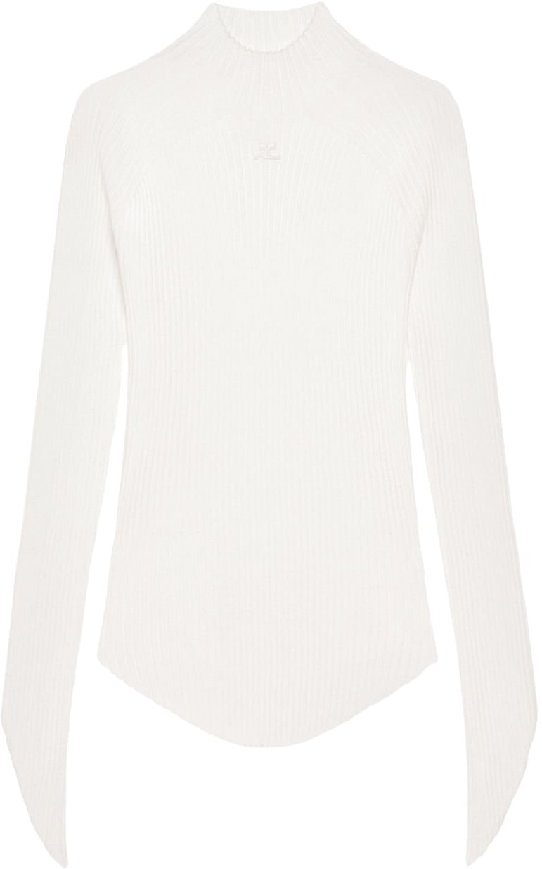 COURREGES Top White Wit