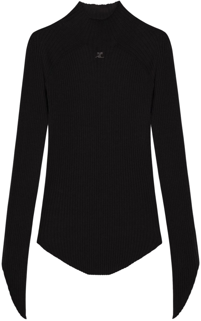 COURREGES Sweaters Black Zwart