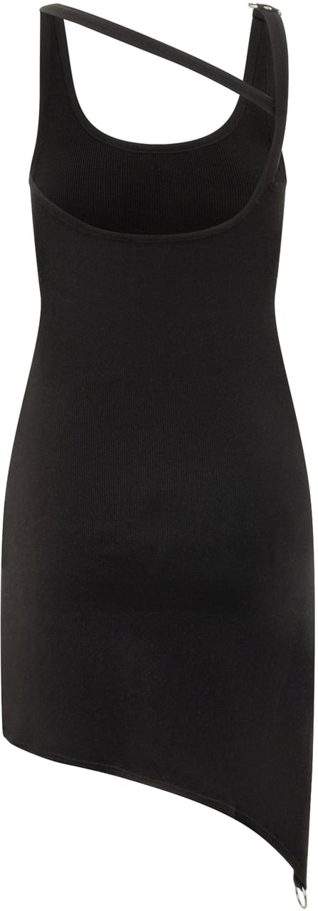 COURREGES Abito nero asimmetrico Courrèges Zwart