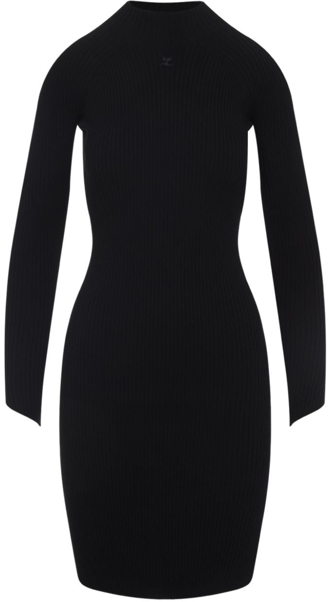 COURREGES Dresses Black Zwart