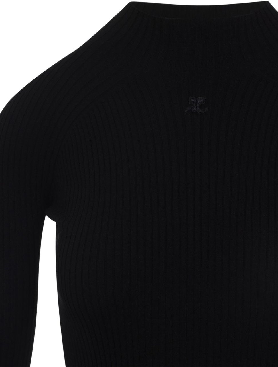 COURREGES Dresses Black Zwart