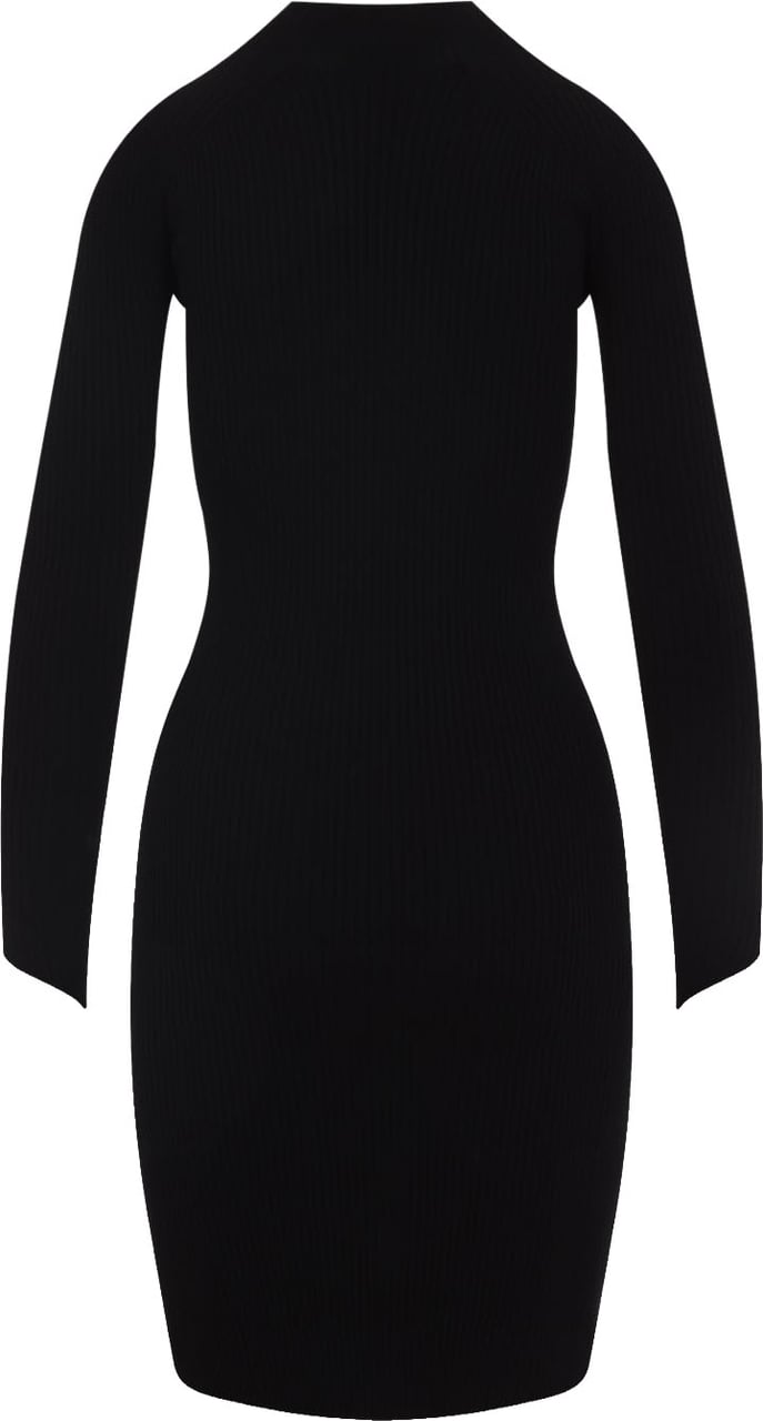 Courreges Circle Rib Mini Dress Divers