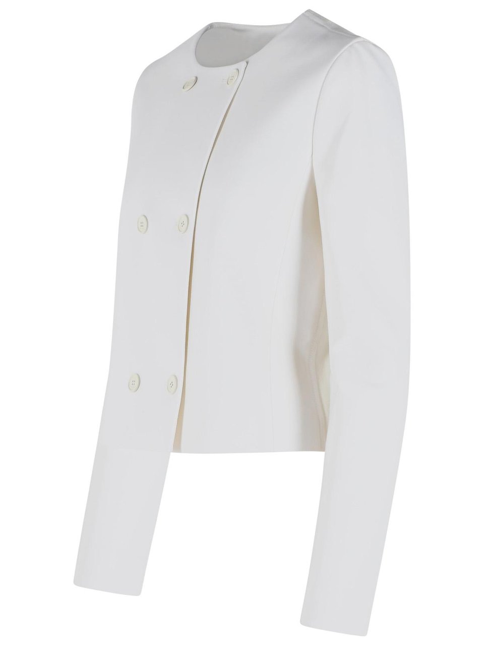 COURREGES White Wool Blend Jacket Wit