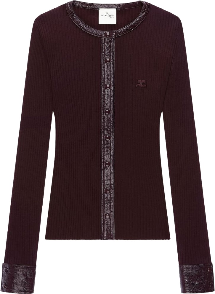 COURREGES Sweaters Burgundy Maroon