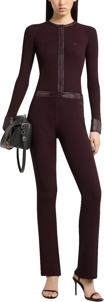 COURREGES Sweaters Burgundy Maroon