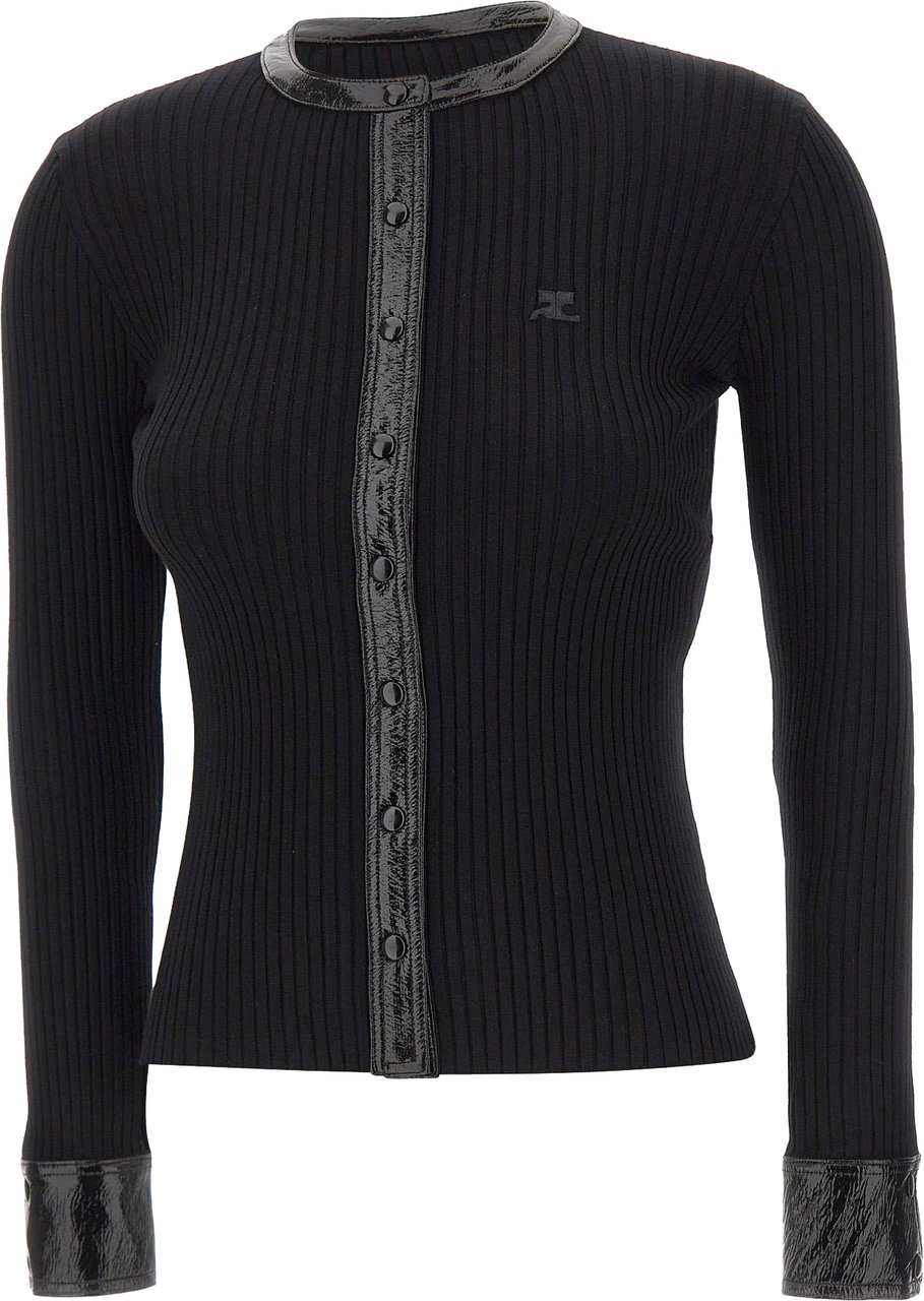 COURREGES Sweaters Black Zwart
