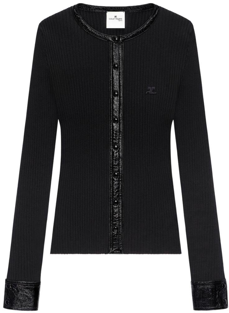 COURREGES Sweaters Black Zwart