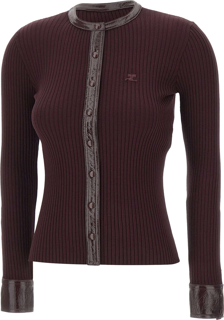 COURREGES Sweaters Red Maroon