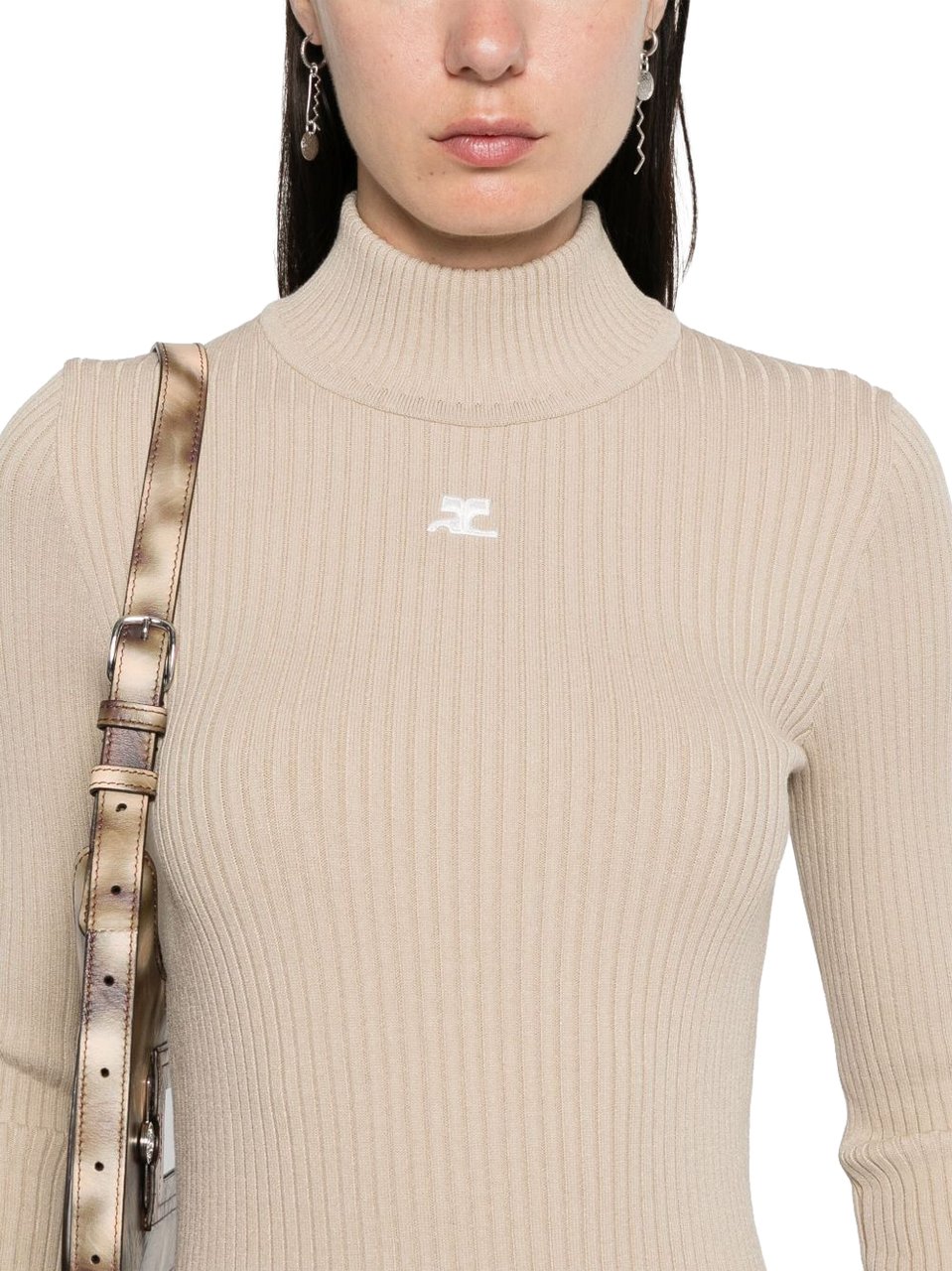 COURREGES Sweaters Beige Beige