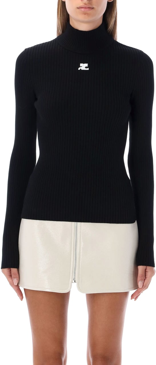 COURREGES Sweaters Black Zwart