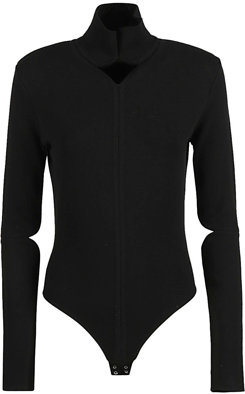 COURREGES Top Black Zwart