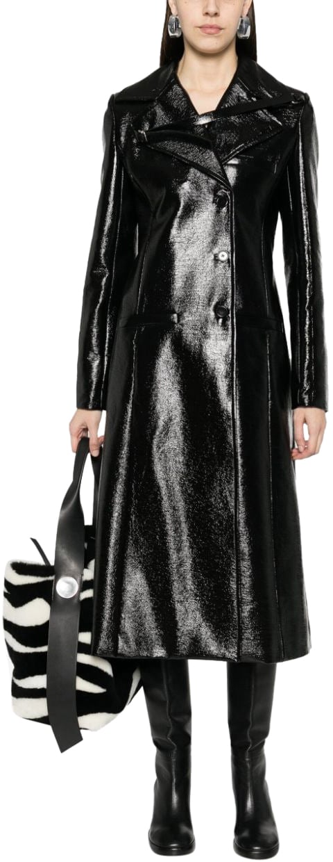 COURREGES Coats Black Zwart