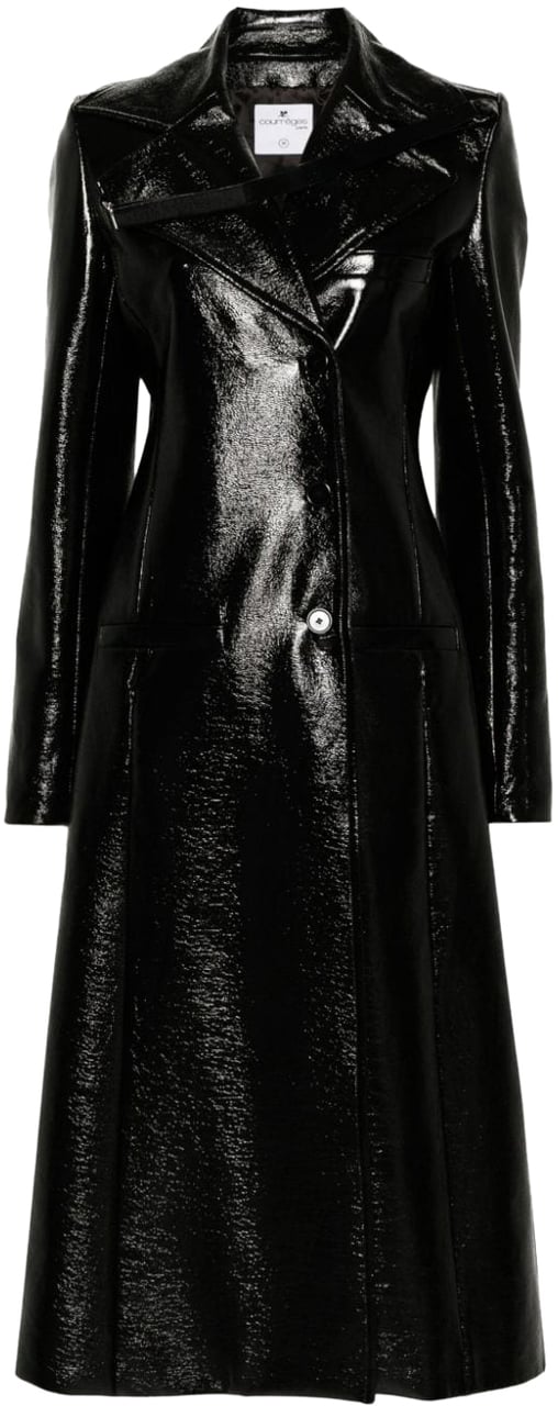 COURREGES Coats Black Zwart