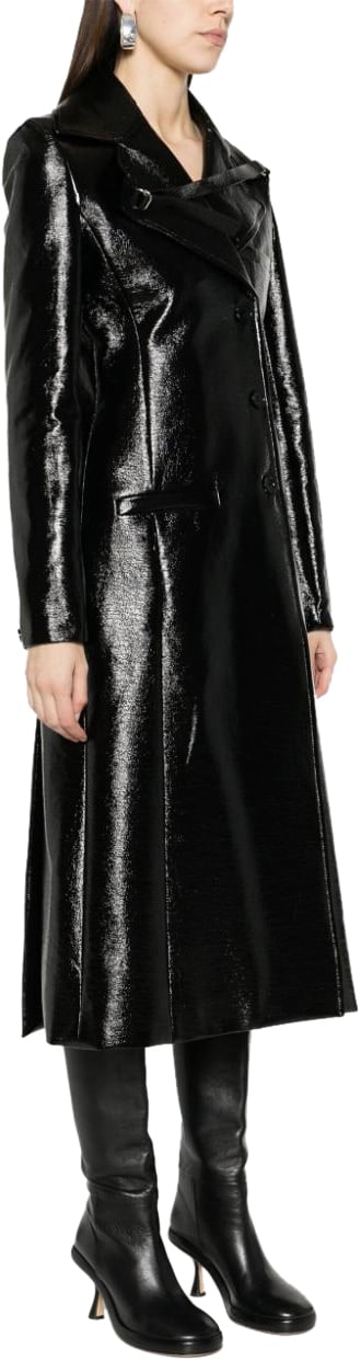 COURREGES Coats Black Zwart