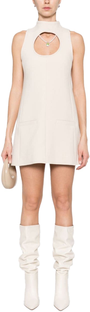 COURREGES Dresses Oats Beige
