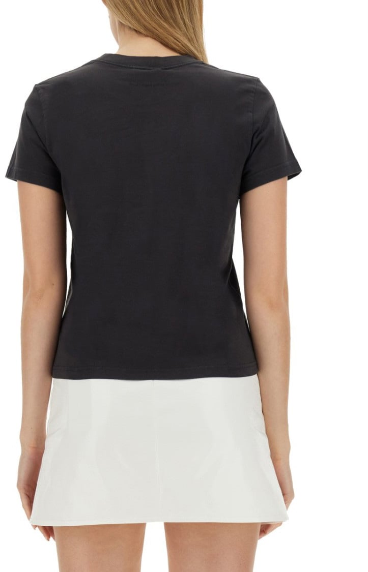 COURREGES "Ac" T-Shirt Zwart