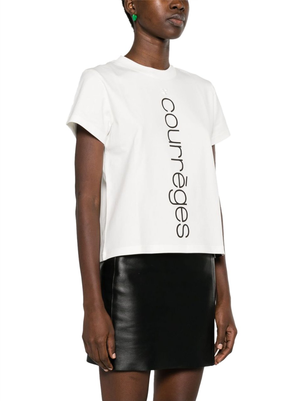 COURREGES Top White Wit