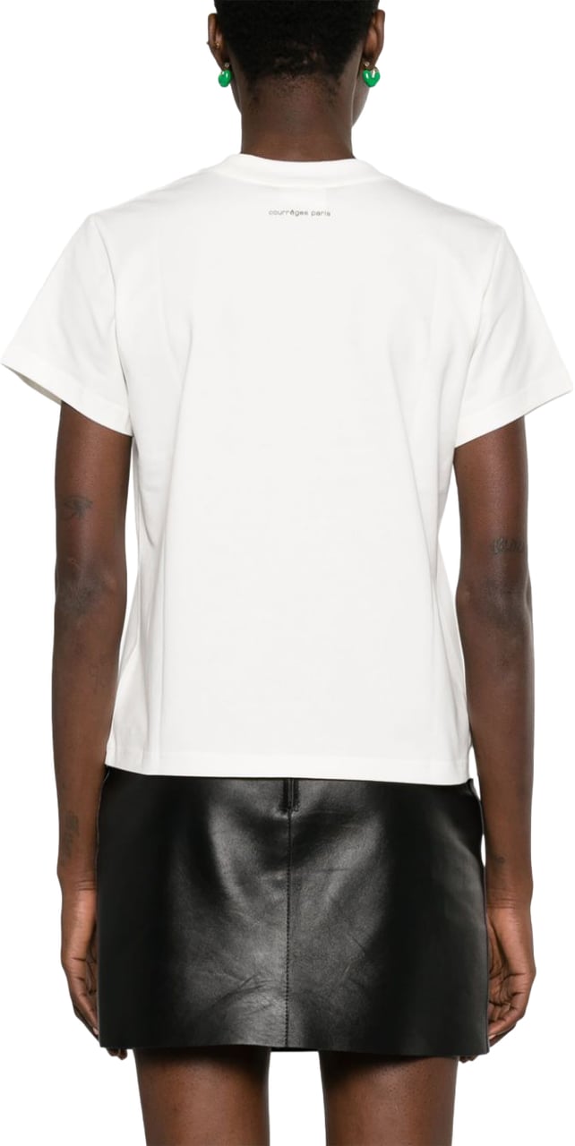 COURREGES Top White Wit