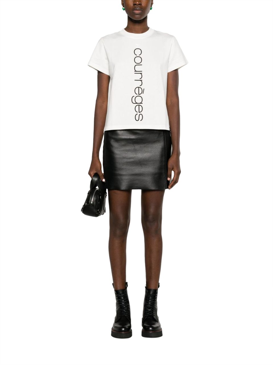 COURREGES Top White Wit