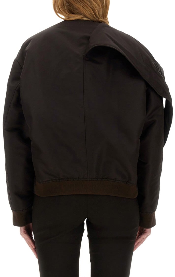 COURREGES Bow Neck Bomber Jacket Bruin