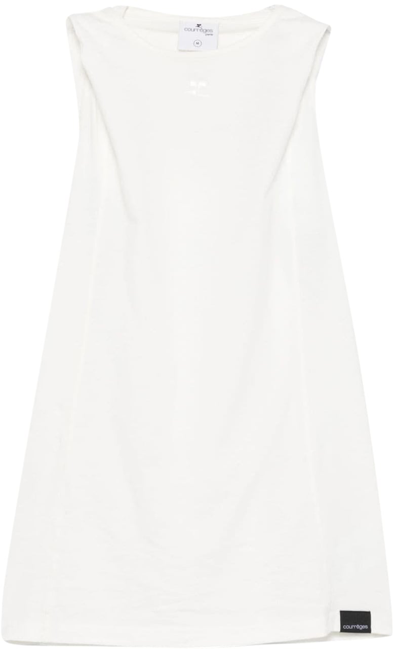 COURREGES Top Heritage White Wit