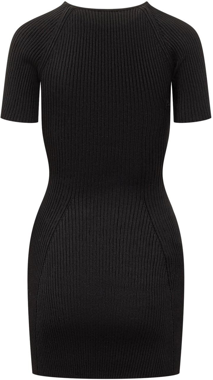 COURREGES Abito Slash Zwart