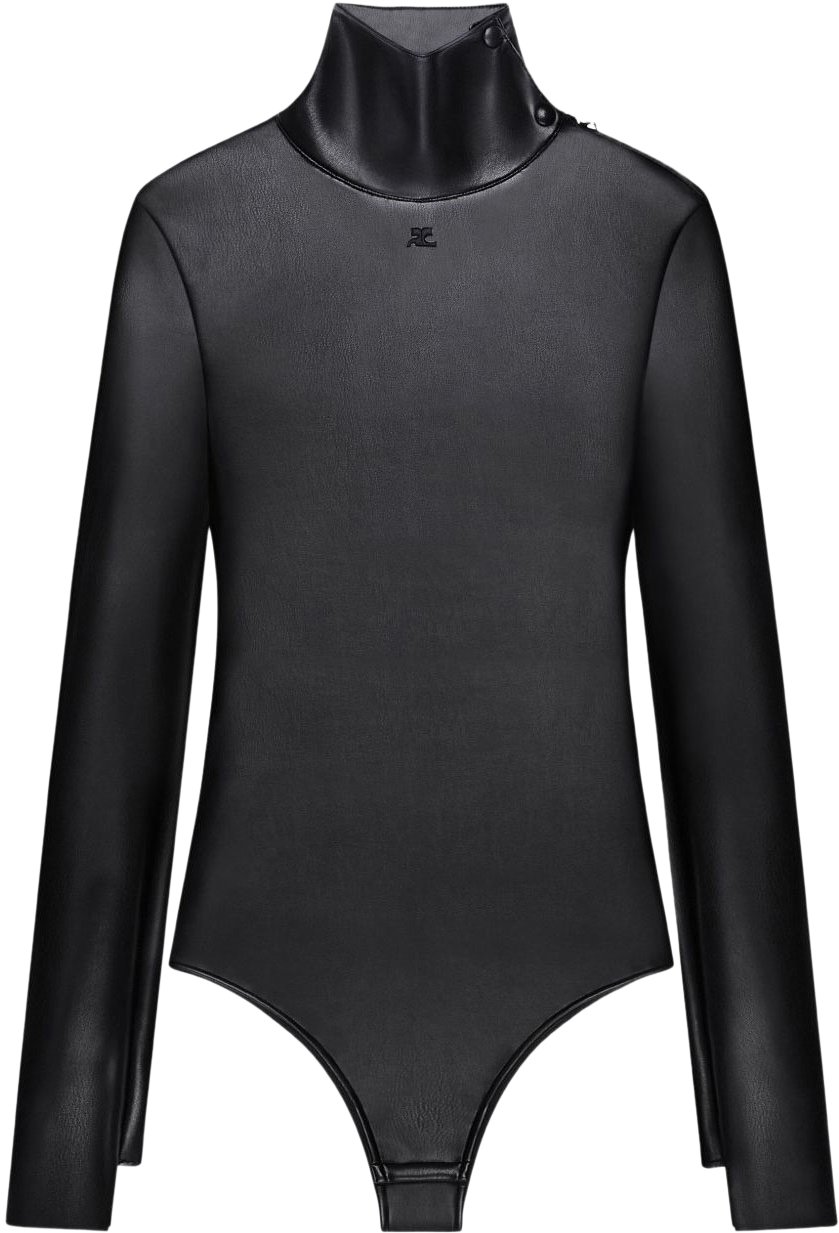 COURREGES Top Black Zwart