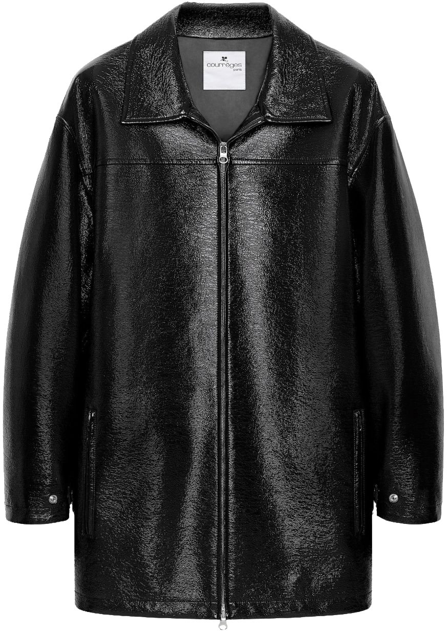 COURREGES Coats Black Zwart