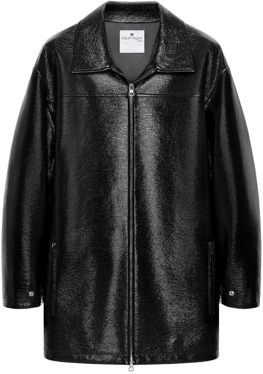 COURREGES Coats Black Zwart